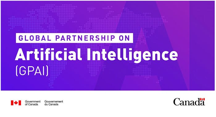 Logo del partenariato globale sull'Intelligenza Artificiale