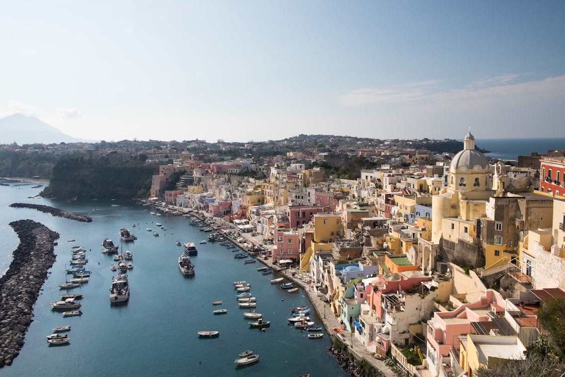 Panorama città di Procida