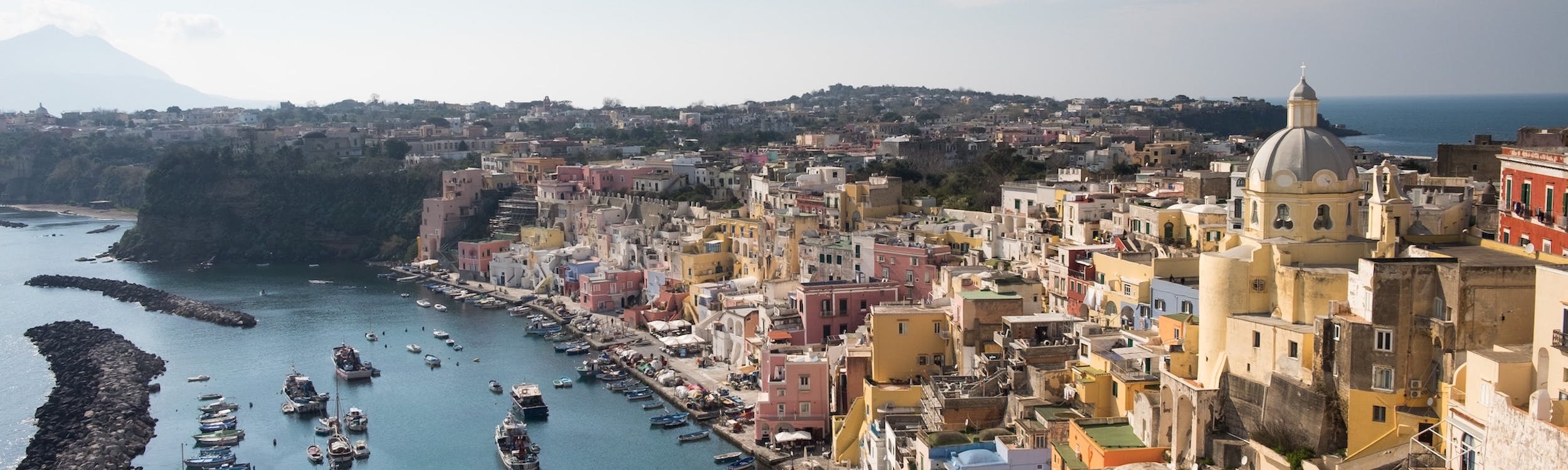 Panorama città di Procida