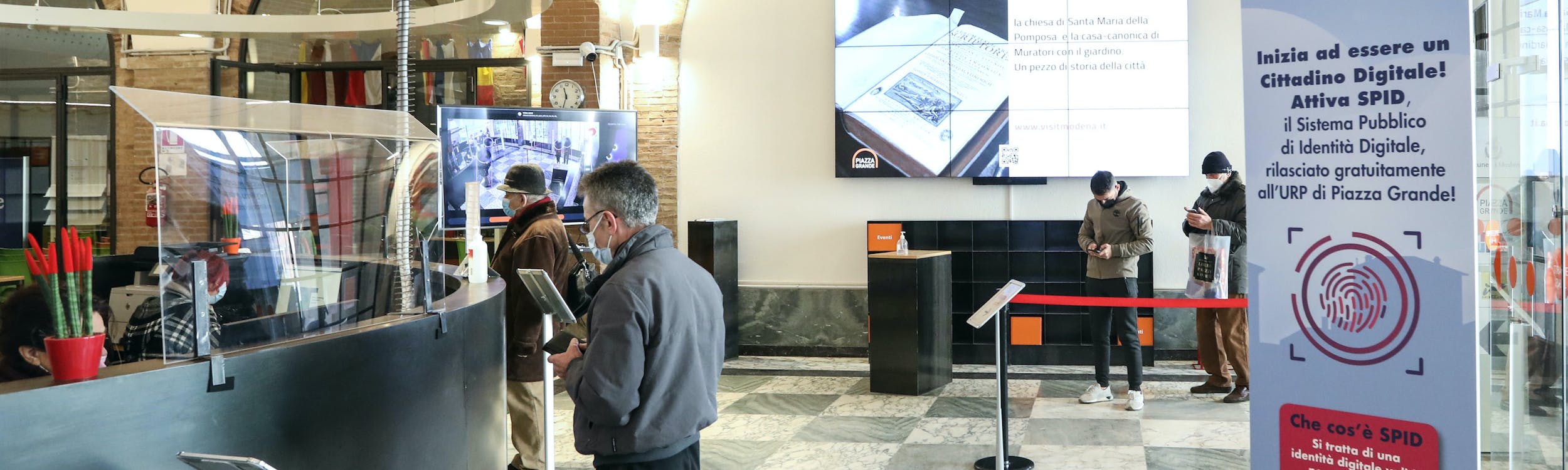 Uffici comunali di Modena per il rilascio di SPID