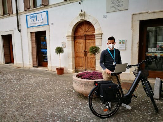 Amico web Comune di Ala, servizio assistenza con bici elettrica