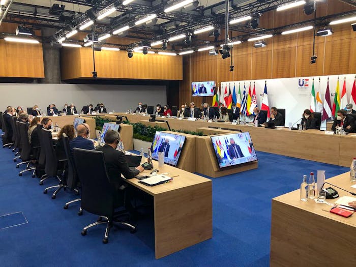 European Space Summit - foto dell'aula