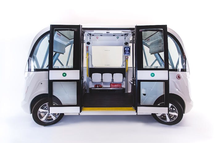 immagine di un veicolo a guida autonoma