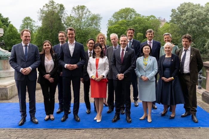 Family photo ministri del G7 in Germania