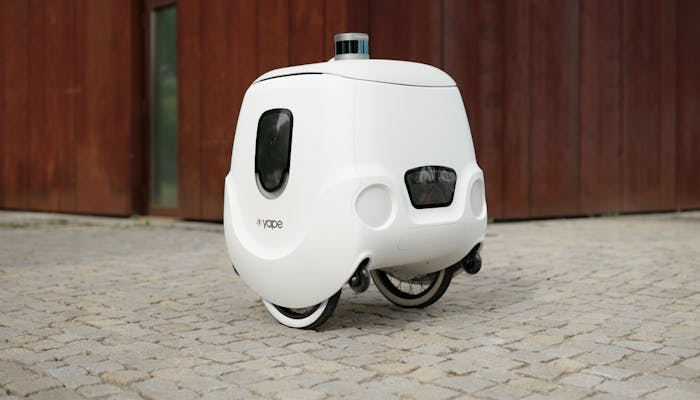 foto del robot fattorino