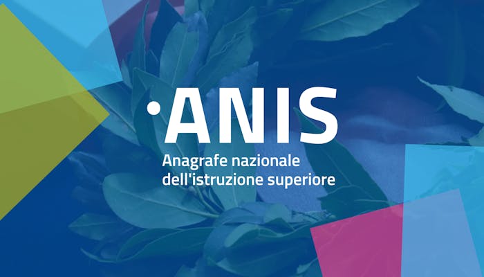 grafica su ANIS, l'anagrafe nazionale dell'istruzione superiore