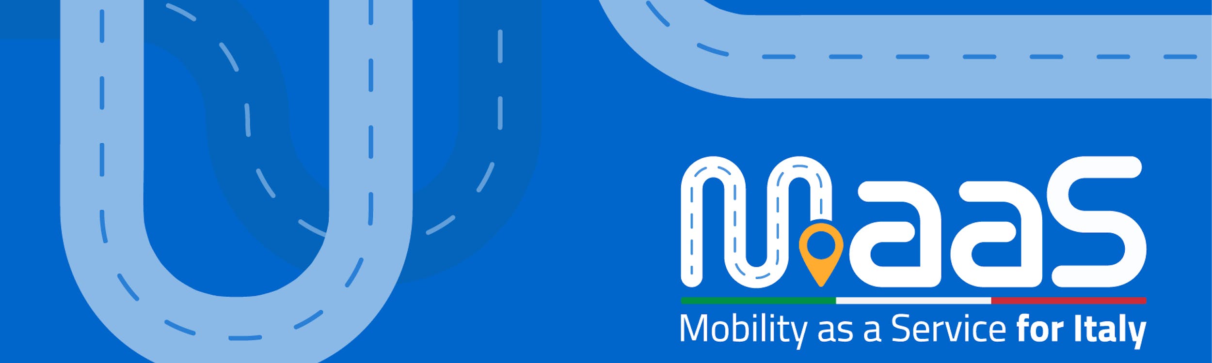 infografica con delle strade con il logo MaaS