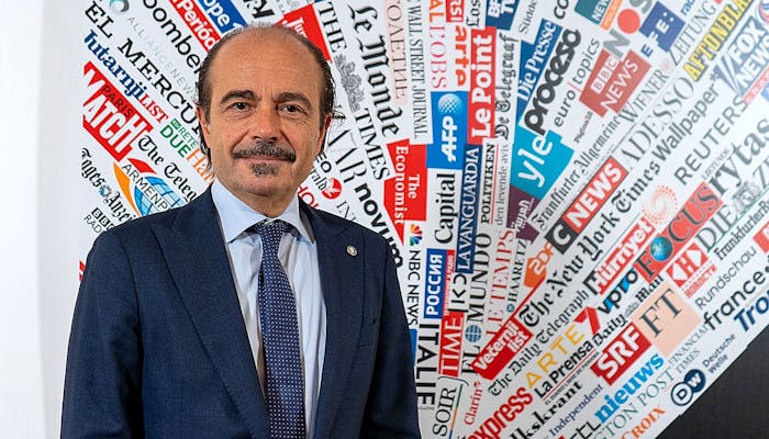 Foto sottosegretario Alessio Butti all'intervento Comitato Intelligenza Artificiale