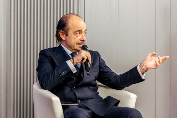 Foto sottosegretario Alessio Butti all'intervista a "La Repubblica""