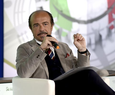 Foto sottosegretario Alessio Butti all'intervista al "Corriere della Sera""