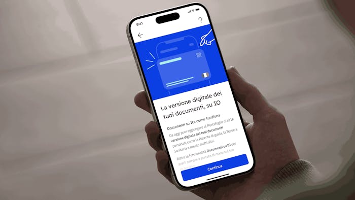 Versione digitale dei tuoi documenti su IO