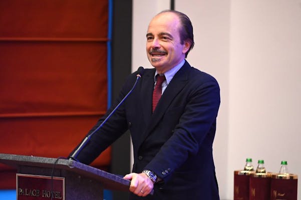 Foto Sottosegretario Butti intervista a Milano e Finanza