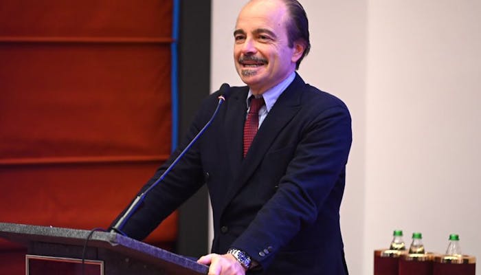 Foto Sottosegretario Butti intervista a Milano e Finanza