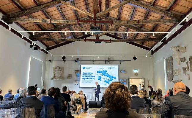 Sala dell'evento di Assemblea Nazionale di Repubblica Digitale 2026